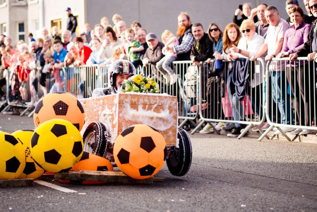 'The Undertakers' cart hit a few obstacles before their final trip over the finish line.