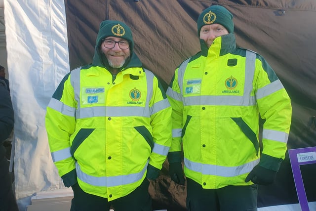 Ambulance staff as well as other health care workers across the Southern Health Trust joined union colleagues from across Northern Ireland to stage a 24 hour strike over pay on Monday.