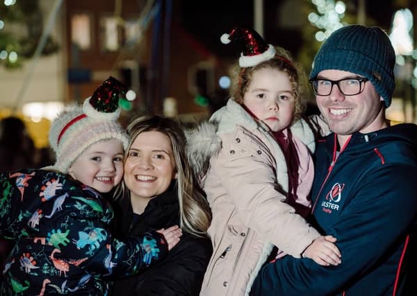 The Weatherup family get in the Christmas spirit.