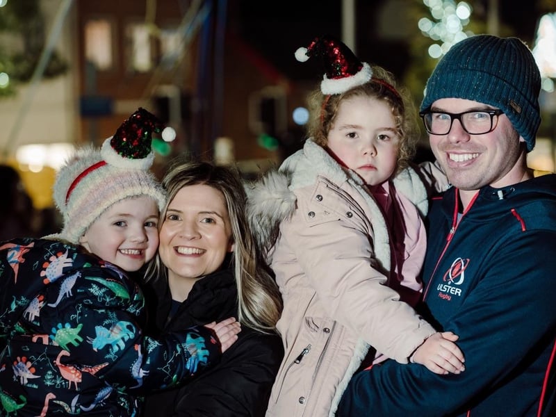 The Weatherup family get in the Christmas spirit.