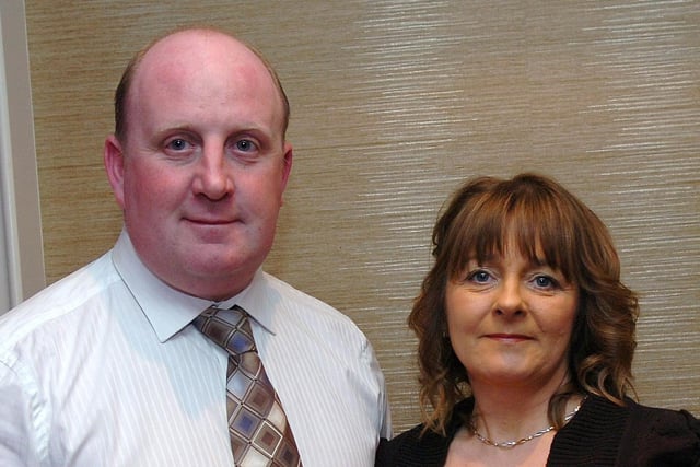 Alan and Margaret Carson pose for our lensman at the Ulster Farmers Union dinner in 2010.