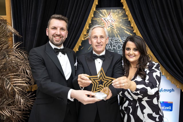 The Best New Business Award was won by Langtry Lane.  This was sponsored by Lisburn Enterprise Organisation and Andrew Robinson presented it to Tracey and Luke Flavelle