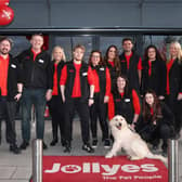 The Jollyes team celebrating the opening of Jollyes 99th store in Connswater