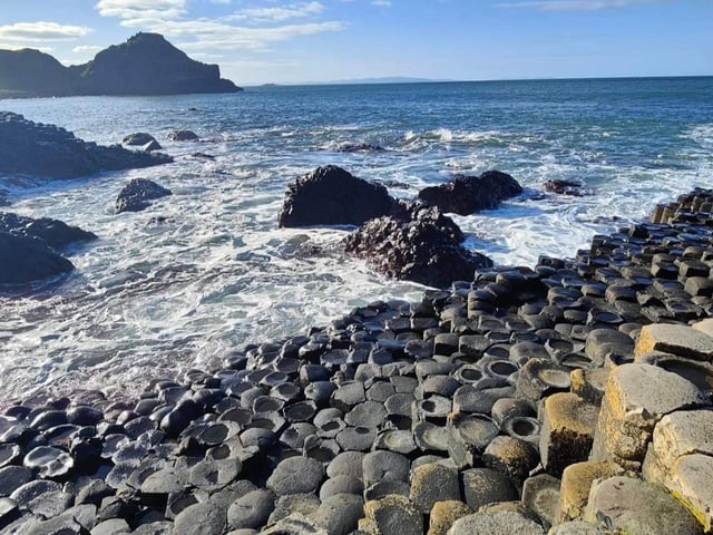 The stunning Giant's Causeway with its 40,000 basalt columns, formed some 60 million years ago, is a favourite of Louise McArthur. This amazing natural area, flanked by the Atlantic Ocean and dramatic cliffs, is one of Northern Ireland's most popular tourist attractions.