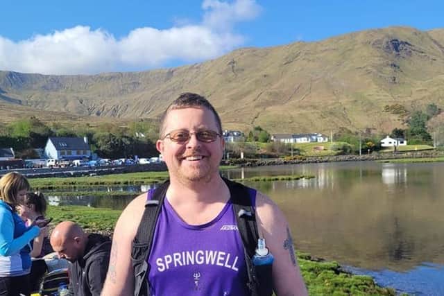 Aidan Mooney at the Connemarathon