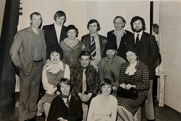 The original cast of Bargain Basement in 1976. Pic by Ulster Star