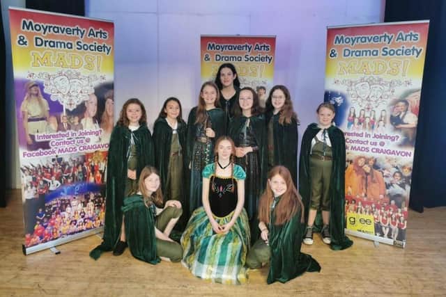 Just some of the cast from Frozen Jnr which is being performed by Moyraverty Arts and Drama Society at Portadown Town Hall, Co Armagh this weekend.