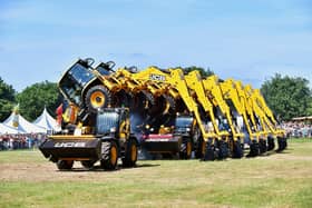 JCB Dancing Diggers set to wow crowds at this year’s Balmoral Show. Pic credit: RUAS