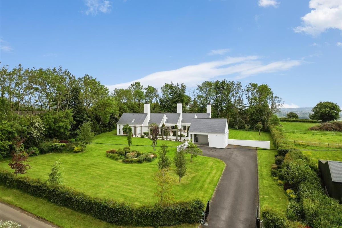 This unique four-bedroom home near Doagh, Ballyclare was designed by architect Jane Burnside