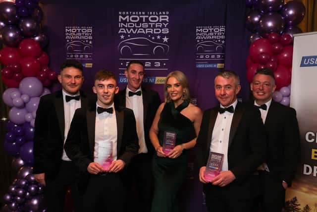 Local car dealership Roadside Garages in Coleraine has been announced as the winner in three categories at the first ever Northern Ireland Motor Industry Awards. Credit Brian Thompson