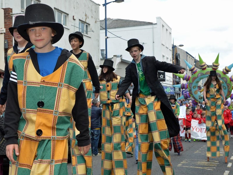 Taking part in the Larne Alive parade. INLT 23-062-PSB
