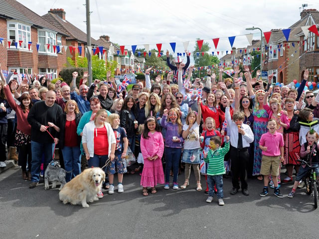 Residents of Charlesbury Avenue in Gosport enjoy their street party which they held for the Queen's Diamond Jubilee.
Picture: Ian Hargreaves  (121941-23)