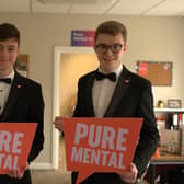 Lisburn schoolfriends Jay Buntin and Matthew Taylor, are celebrating the fourth anniversary of their charity Pure Mental with a special gala event. CREDIT: PURE MENTAL