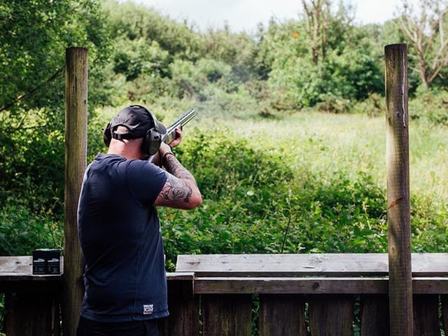 Hone in on our target practice once more at The Jungle NI at their sheltered shooting range. Found within their onsite expansive forest, have a go at shooting authentic clay pigeons in a safe environment using a very real shotgun.
For more information, go to thejungleni.com/clay-pigeon-shooting