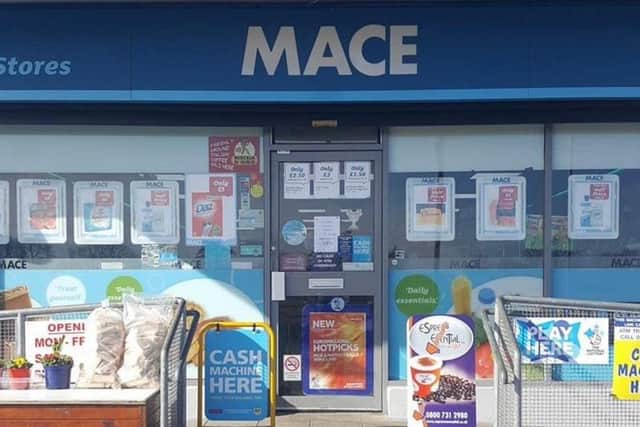 The popular Mace store at Drummullan near Moneymore.