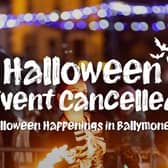 Due to the Met Office yellow weather warning for strong winds associated with Storm Boelo, which is in place from 6pm on Saturday, October 24 until 3pm on Sunday, October 25, the decision has been taken to cancel Causeway Coast and Glens Borough Council’s Halloween event in Ballymoney on Saturday, October 24.