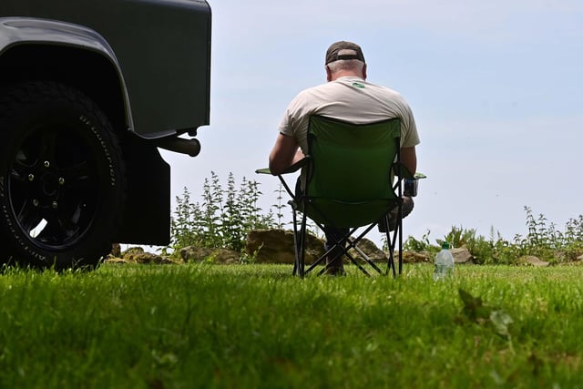 Taking it easy at Lough Shore Park in Antrim.