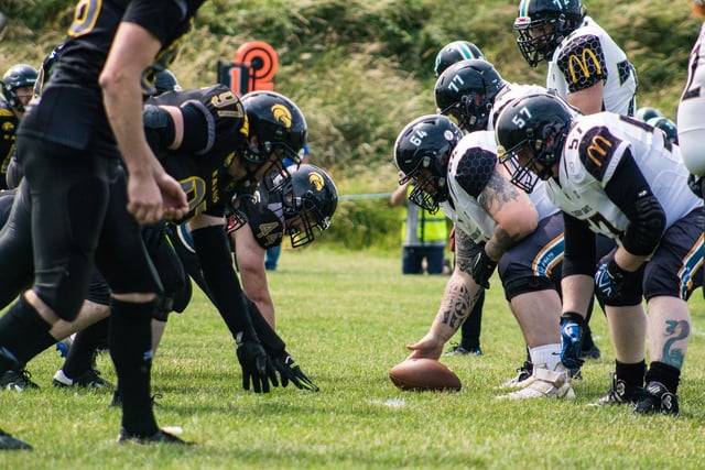 The Causeway Giants fell short in this season's Division 2 bowl game as they came up against an undefeated Wexford Eagles at Dundalk Rugby Club. Credit: Luke McCormack Aspire Media