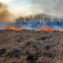 A second wildfire at Dervock has been brought under control by NI Fire and Rescue Service. CREDIT NIFRS