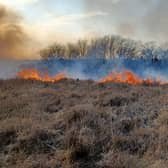 A second wildfire at Dervock has been brought under control by NI Fire and Rescue Service. CREDIT NIFRS