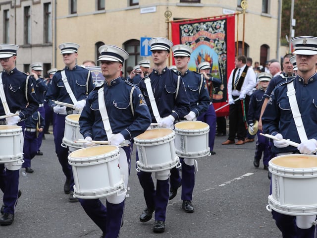 Keeping the beat along the route.
