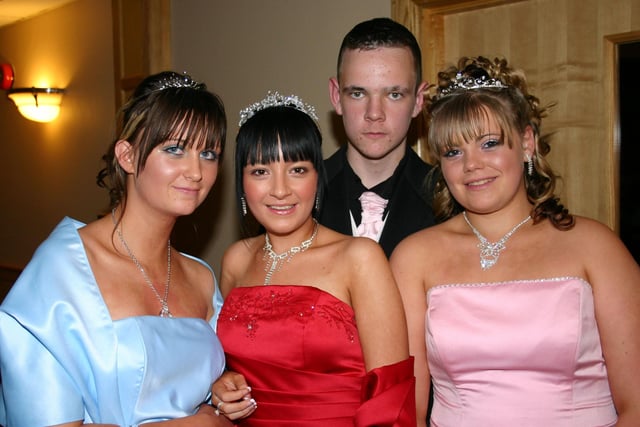 Pupils of Ballymoney High School pictured at their annual formal held at the Royal Court Hotel, Portrush, in 2006.