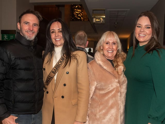 The McArdle family from Bleary pictured at Saturday's party night. PT50-261.