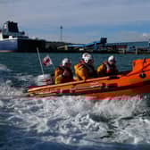 Larne RNLI  responded to the incident at Ballygally. Photo: submitted