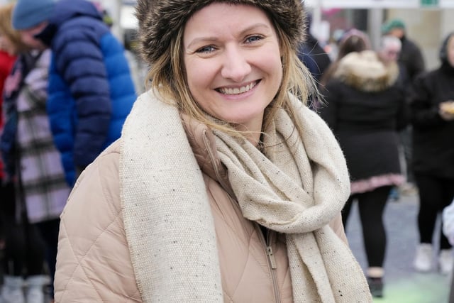 Helen Wright at the recent Spring Farmers Market in Lisburn
