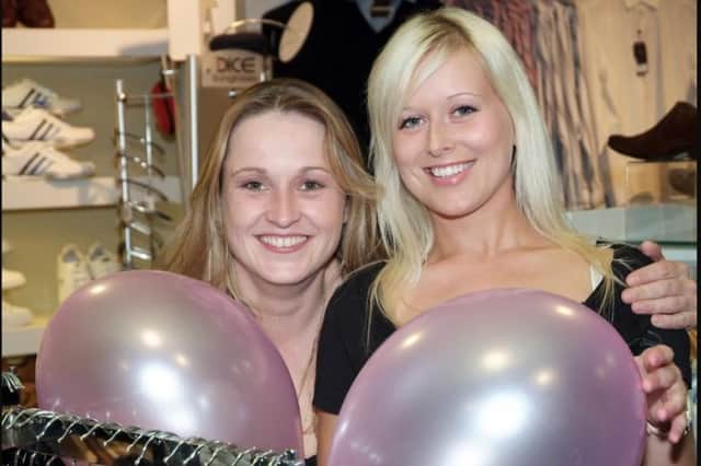 Maggie and Carrie, members of the management team at DV8, Magherafelt, who organised the successful Girls' Night Out in 2006.