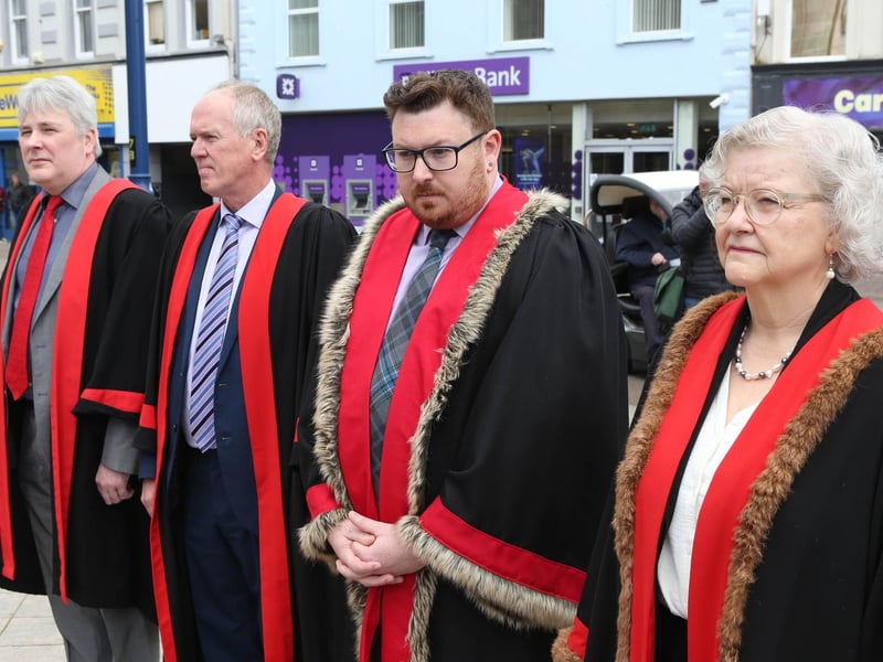 Commemorating D-Day in Coleraine.