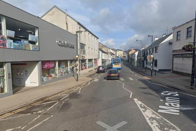 A contractor has now been chosen to deliver a town centre public realm scheme in Maghera. Credit: Google
