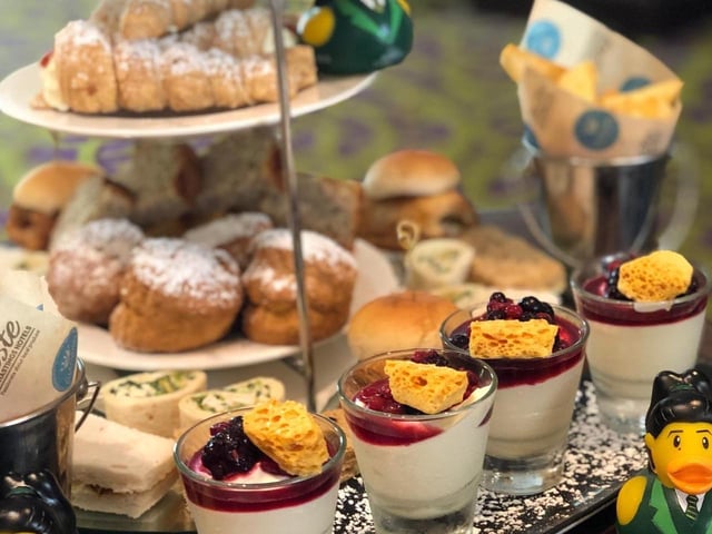 Combining the traditional with the luxurious, Europa Hotel invites you to dine in the Piano Lounge as you indulge yourself in their delicious afternoon tea. Freshly made using only the most local ingredients, feast upon delicate pastries, scones and sandwiches alongside the finest of blended teas; starting at £40 per person.
For more information, go to europahotelbelfast.com/dining/afternoon-tea
