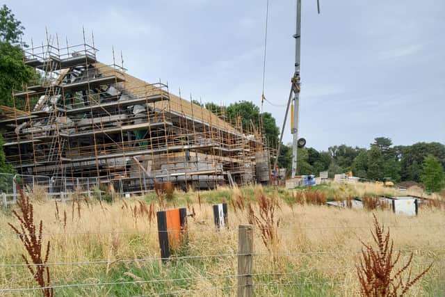 Visitor centre at Carnfunnock Country Park.  Pic: Local Democracy Reporting Service.