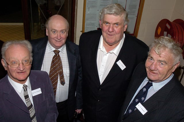 Morris Clements, Kevin Crilly, Ernie Black and Tom Martin pictured at the event.