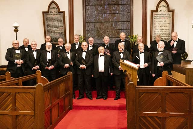 Ballymoney Male Voice Choir. Picture: Andrew Green.