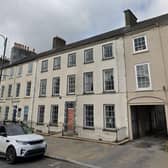 Office accommodation in a listed building, itself part of a Georgian row of buildings in Northland Row, Dungannon, is to be turned into 14 apartments. Credit: Google