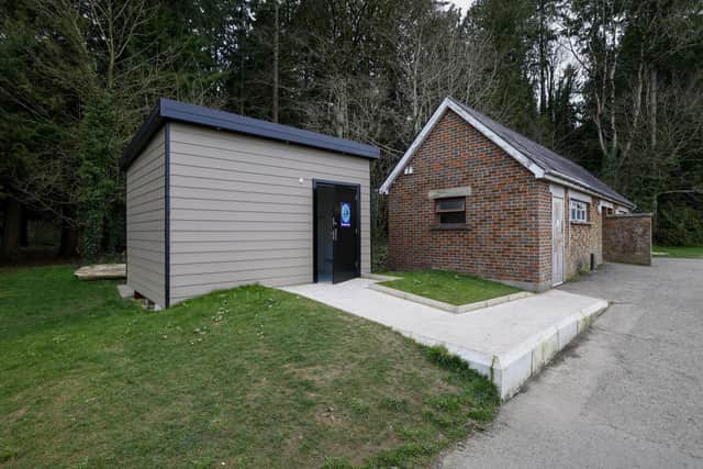 The new Changing Places facility at Gosford Forest Park.