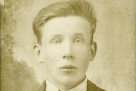 The author's father Bernie Heagney pictured at the age of 16 shortly before leaving Ireland for life as an indentured servant in Canada. Credit: John Heagney