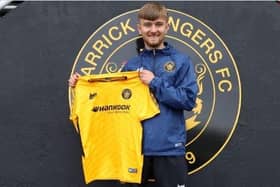 Aodhán Gillen. (Pic Carrick Rangers).