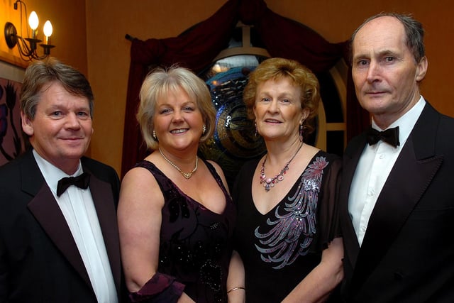 William and Norma Kirkpatrick and Gordon and Glenda Cunningham who enjoyed the formal in 2007.
