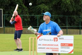 Howzat! John Baxter and Ricky Watts of KP Snacks are giving NI cricket clubs the chance to win £1000 - but time is running out to apply