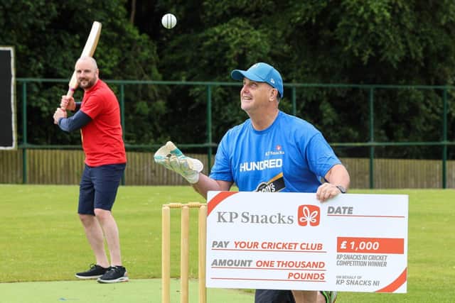 Howzat! John Baxter and Ricky Watts of KP Snacks are giving NI cricket clubs the chance to win £1000 - but time is running out to apply