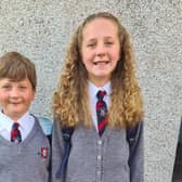Alesha Kidd (10) and Joshua Kidd (9) are in P7 and P6 at Carrickfergus Model Primary School.