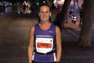 Catherine Moore at Generali Half Marathon Malaga