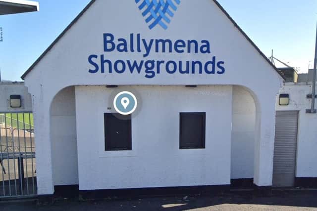 Ballymena Showgrounds. Pic: Google Maps