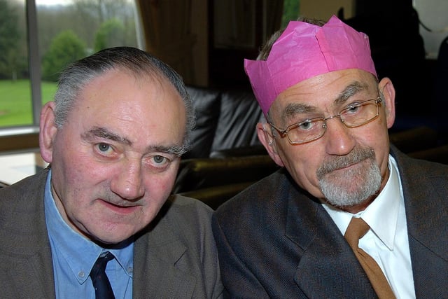 Celebrating the festive season at the Cookstown Age Concern dinner in 2007.