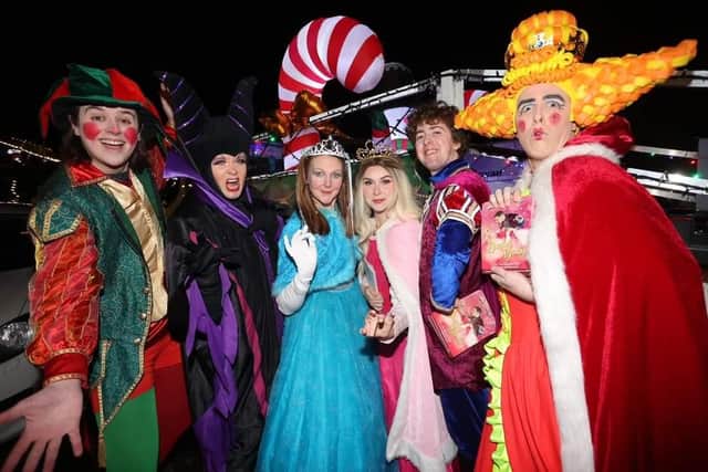 The cast of the Riverside Theatre's pantomime 'Sleeping Beauty' which has two special performances - relaxed and captioned. Credit McAuley Multimedia