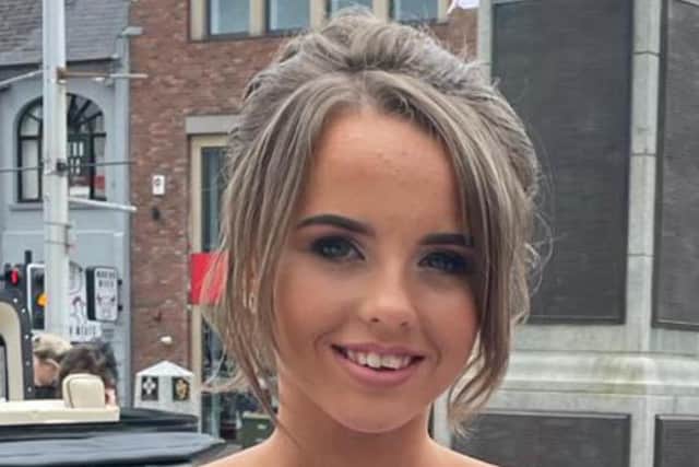 Sarah-Louise McCauley was badly injured in a single vehicle crash on the Derrylettiff Road, Portadown on Tuesday November 1, 2023. Her family have asked for prayers as she recovers from serious injuries.