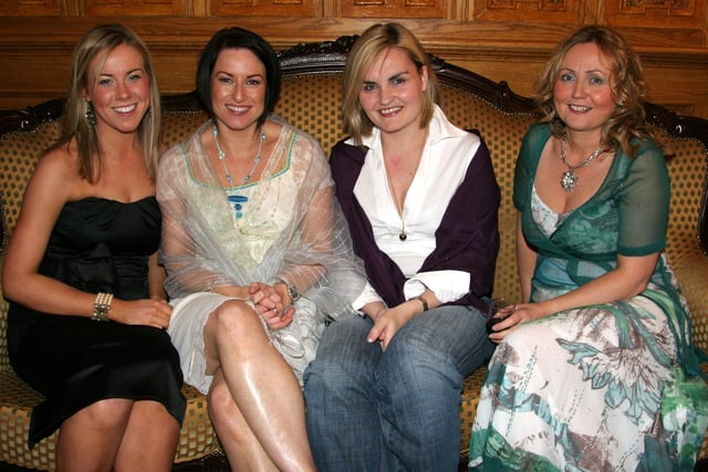At the fundraiser were, from left Kathryn Laverty, Michelle Gribben, Aileen Muldoon and Michelle McStocker.